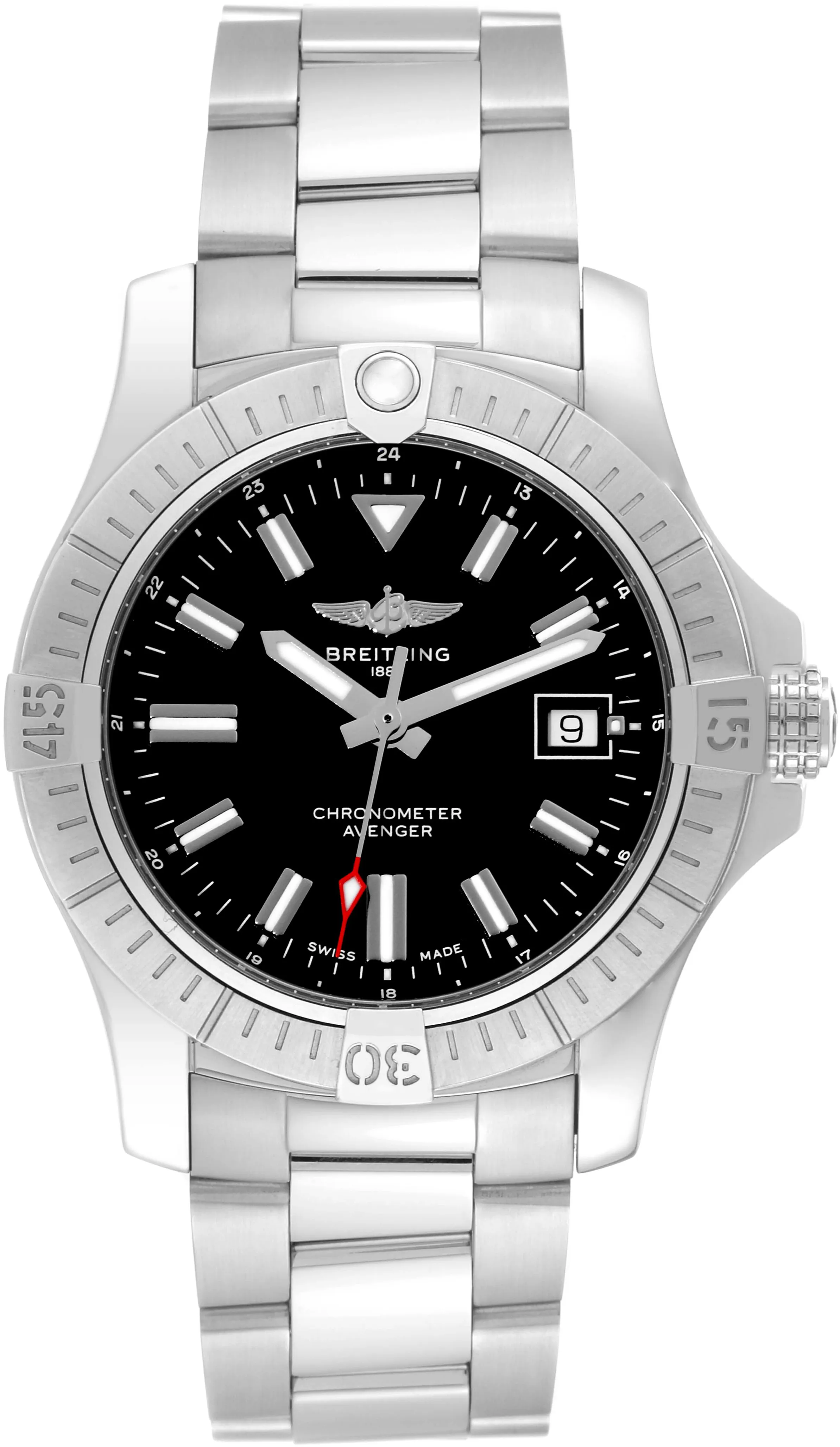 Breitling Avenger A17318 43mm Stainless steel Black 1