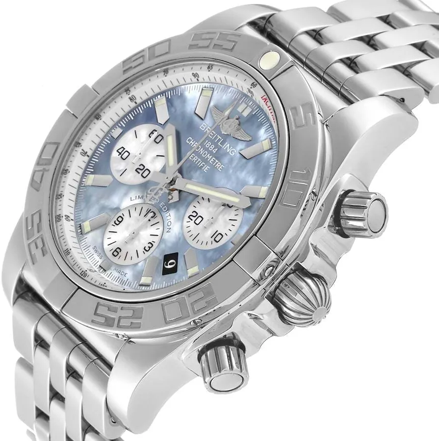 Breitling Chronomat AB0110 43.5mm Stainless steel Mother-of-pearl 4