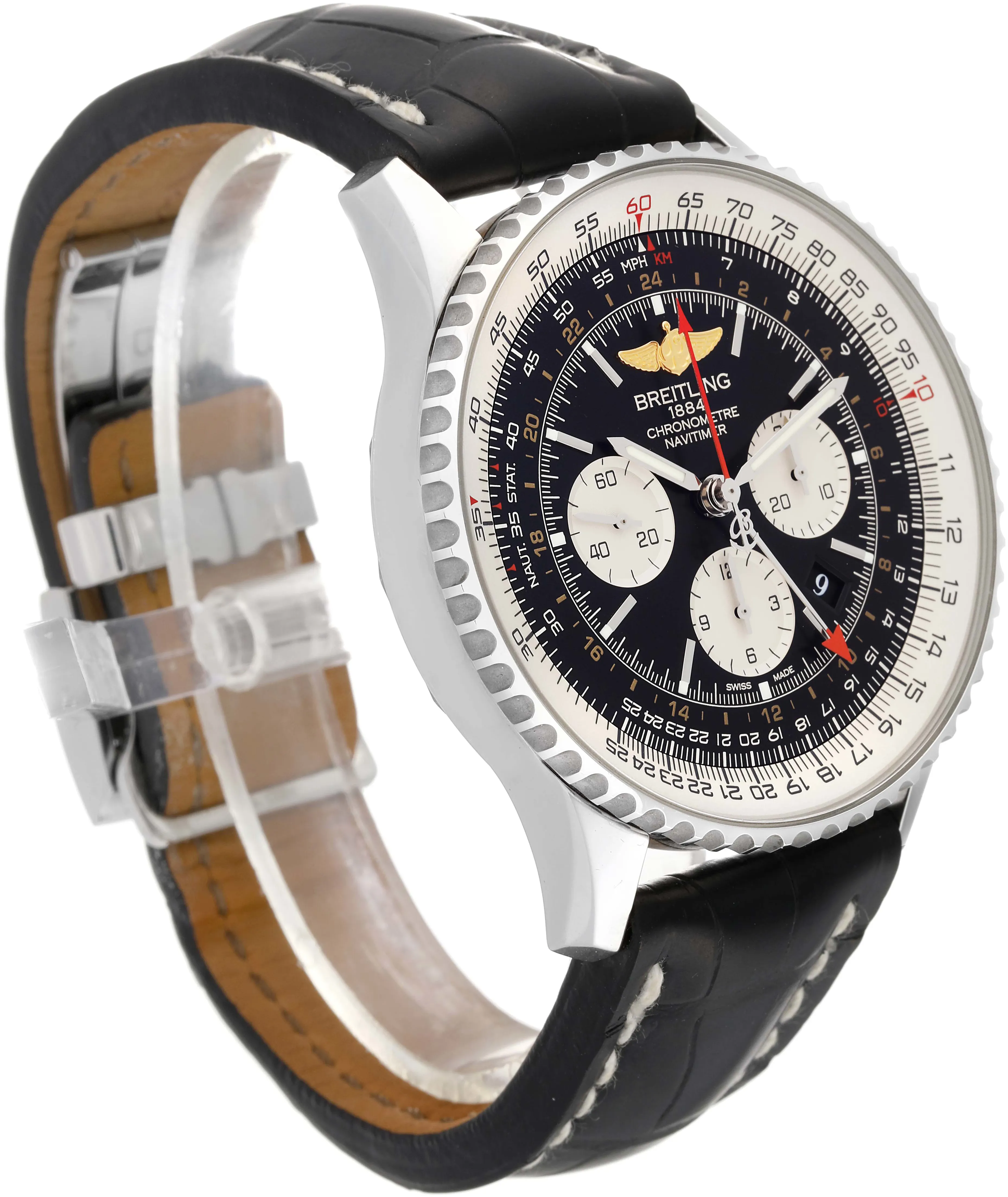 Breitling Navitimer AB0441 48mm Stainless steel Black 2