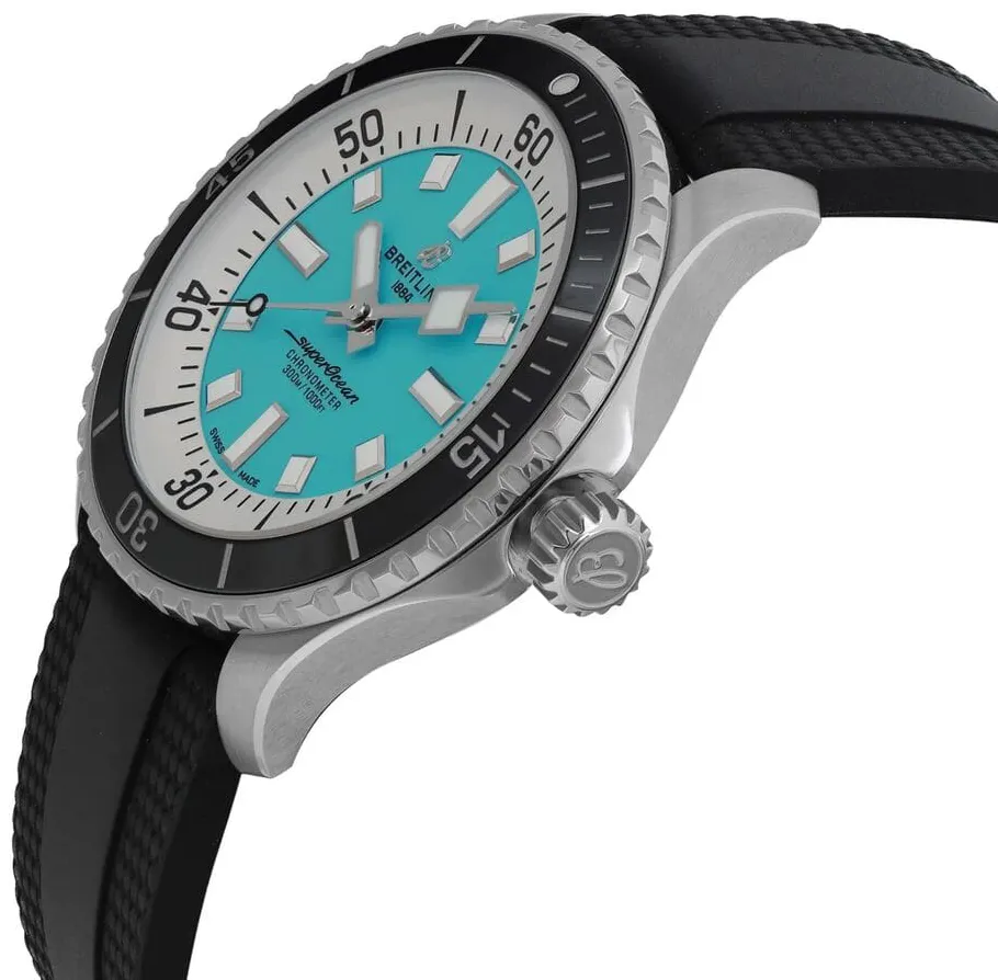 Breitling Superocean A17376211L2S1 44mm Stainless steel Turquoise 1