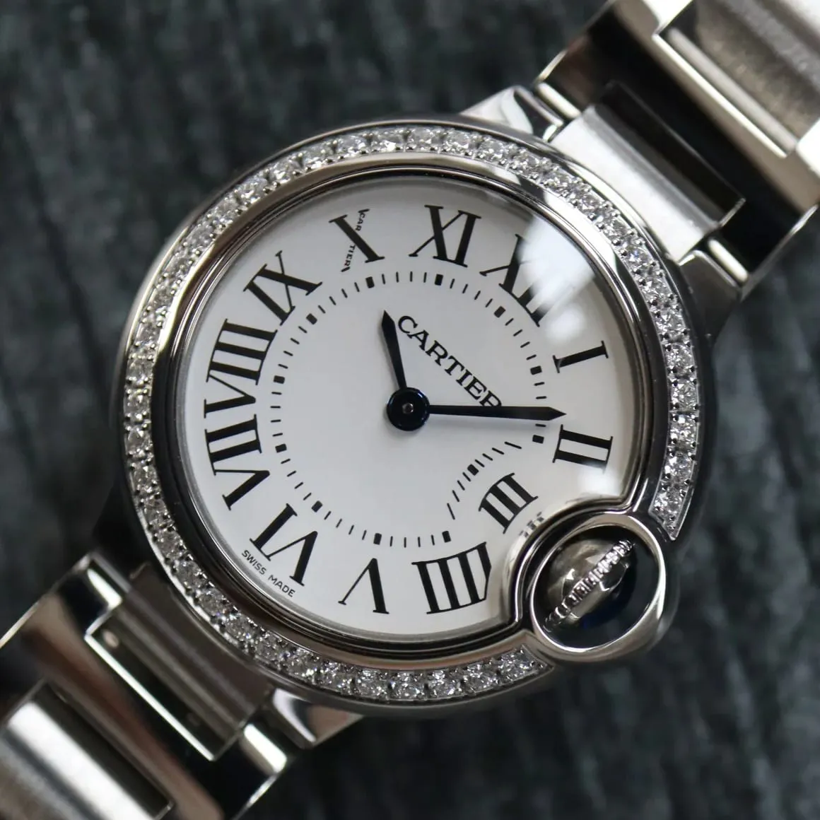 Cartier Ballon Bleu 28mm W4BB0015 28mm Stainless steel White