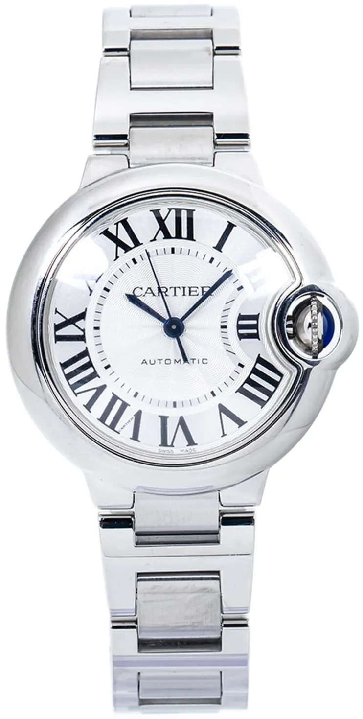 Cartier Ballon Bleu W6920071 33mm Stainless steel White