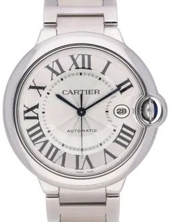 Cartier Ballon Bleu 42mm W69012Z4 Stainless steel Silver