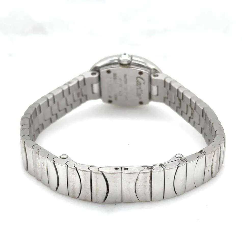 Cartier Mini Baignoire WB520025 25.5mm White gold Silver 5