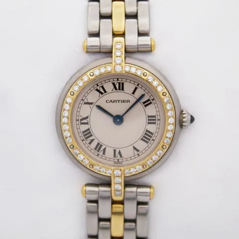 Cartier Panthère 166920 24mm Yellow gold and Stainless steel White