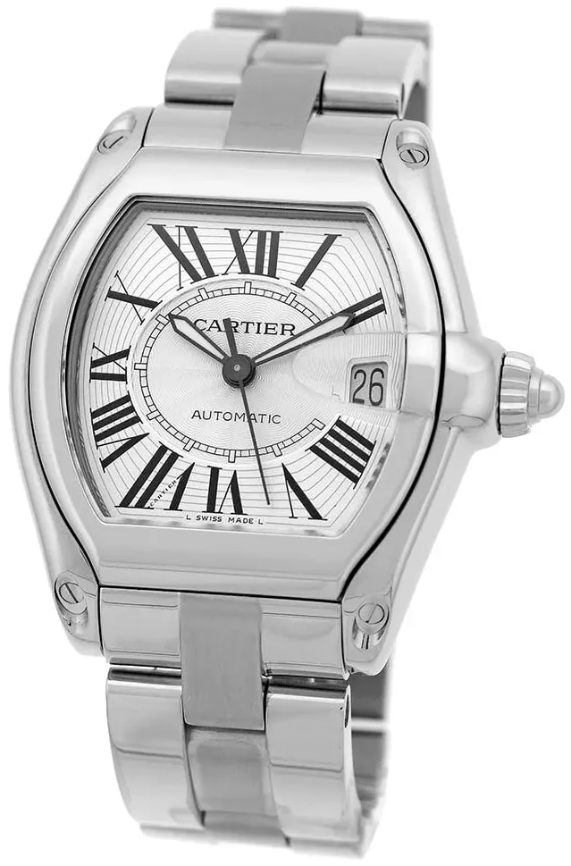 Cartier Roadster W62025V3 37mm Stainless steel Silver