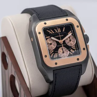 Cartier Santos 100 W2020004 Titanium Black