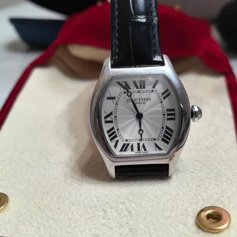 Cartier Tortue W1532851 34mm Platinum Silver 7