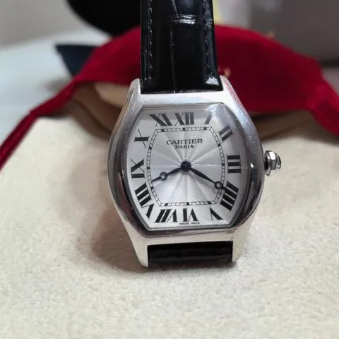 Cartier Tortue W1532851 34mm Platinum Silver 8