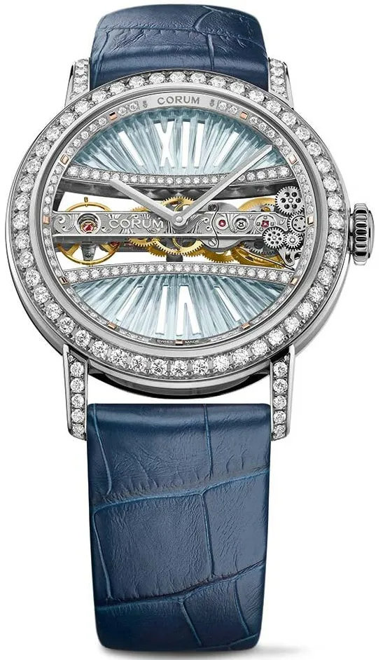 Corum Golden Bridge B113/03169 39mm White gold Blue