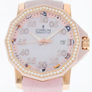 Corum Admiral's Cup Competition Rose gold White