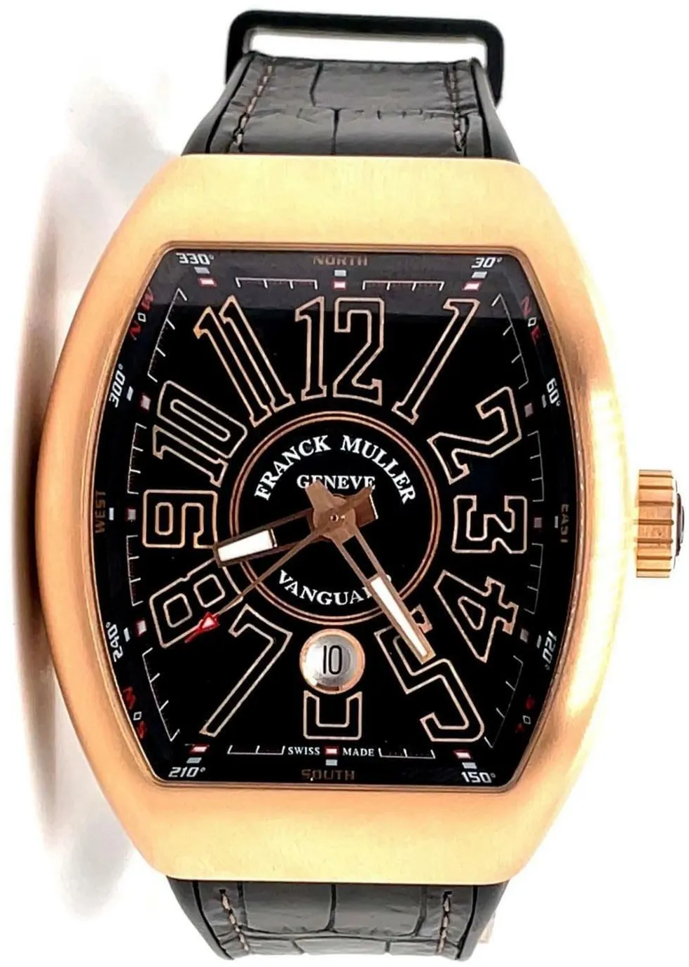 Franck Muller Vanguard V 45 SC DT 5N NR 44mm Rose gold Black