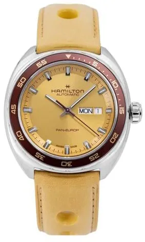 Hamilton Pan Europ H35435820 42mm Stainless steel Champagne