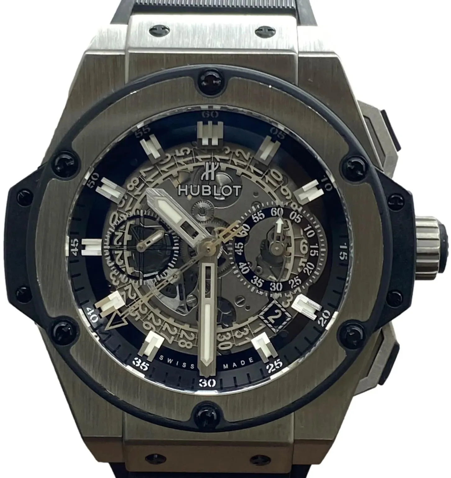 Hublot King Power 701.NX.0170.RX 48mm Titanium Skeletonized