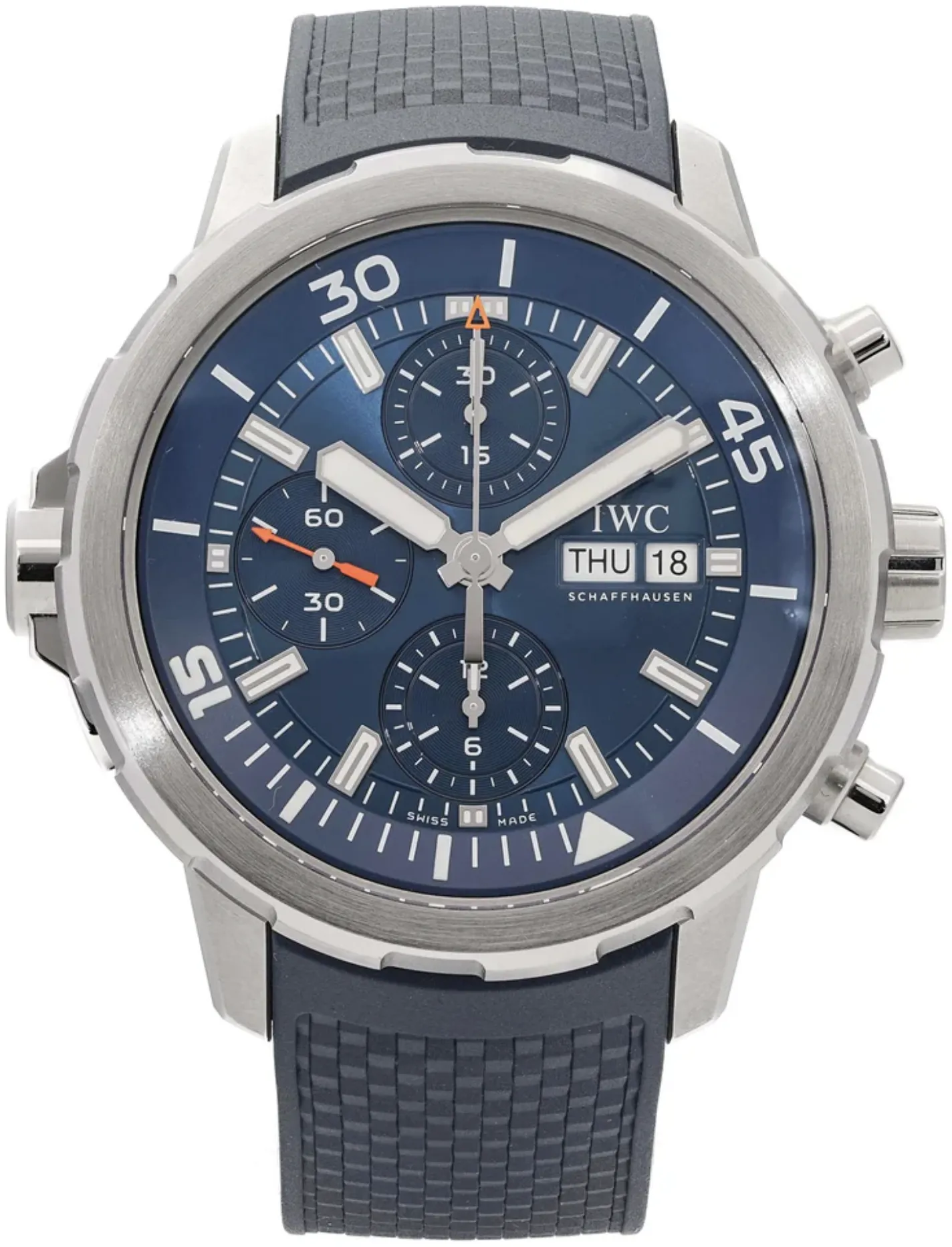 IWC GST Aquatimer IW3768-06 44mm Stainless steel Blue