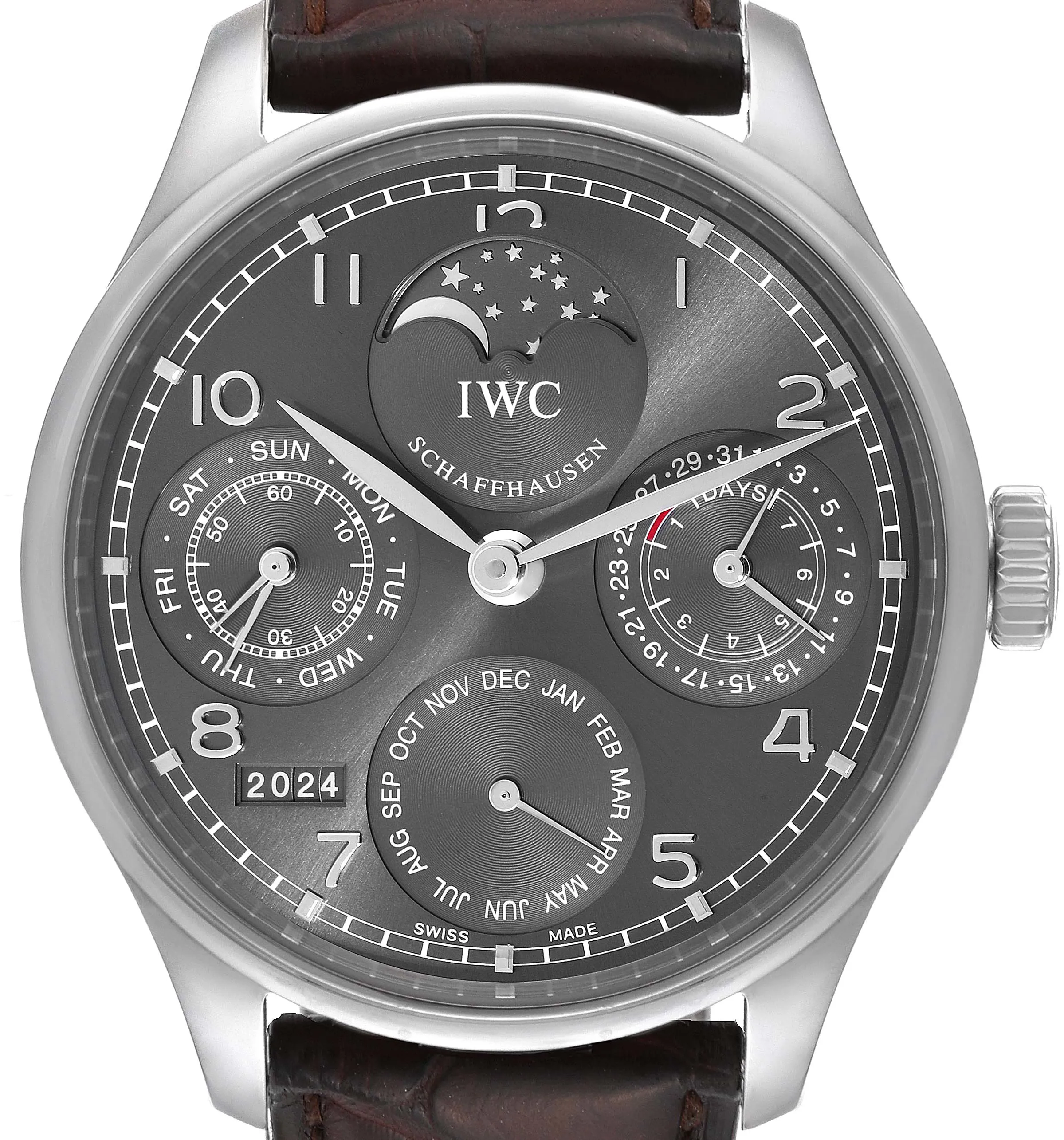 IWC Portugieser IW502307 44mm White gold Gray