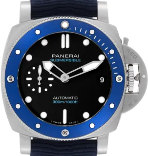 Panerai Submersible PAM 01209 Stainless steel Black