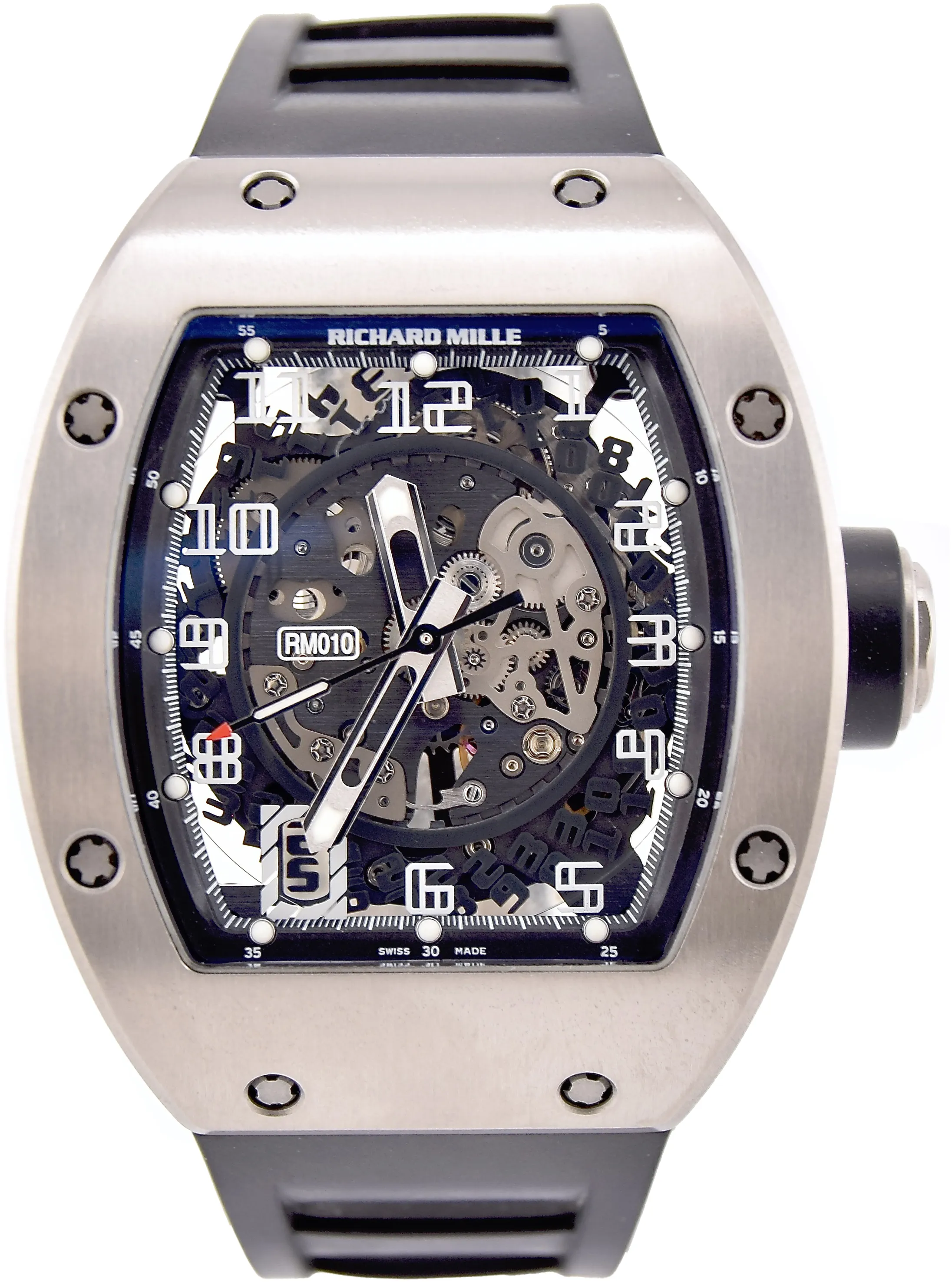 Richard Mille RM 010 AG TI 39mm Titanium Black Arabic