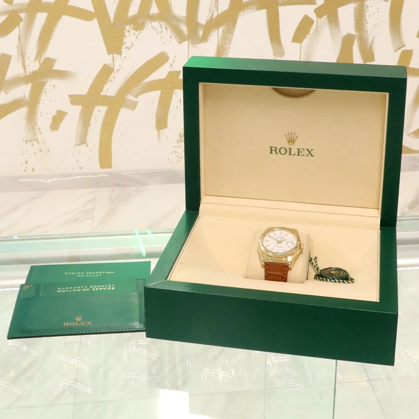 Rolex Datejust 116138 36mm Yellow gold White 2