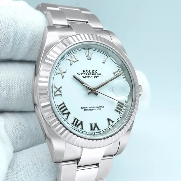 Rolex Datejust 41 126334-0023 41mm White gold and Oystersteel White