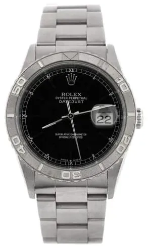 Rolex Datejust Turn-O-Graph 16264 36mm Stainless steel Black