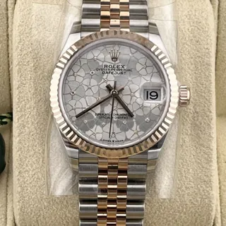 Rolex Datejust 31 278271-0032 Rose gold and Stainless steel Silver