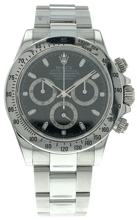 Rolex Daytona 116520-0015 40mm Stainless steel Black