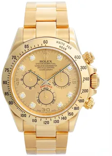 Rolex Daytona 116528-0033 Yellow gold Champagne