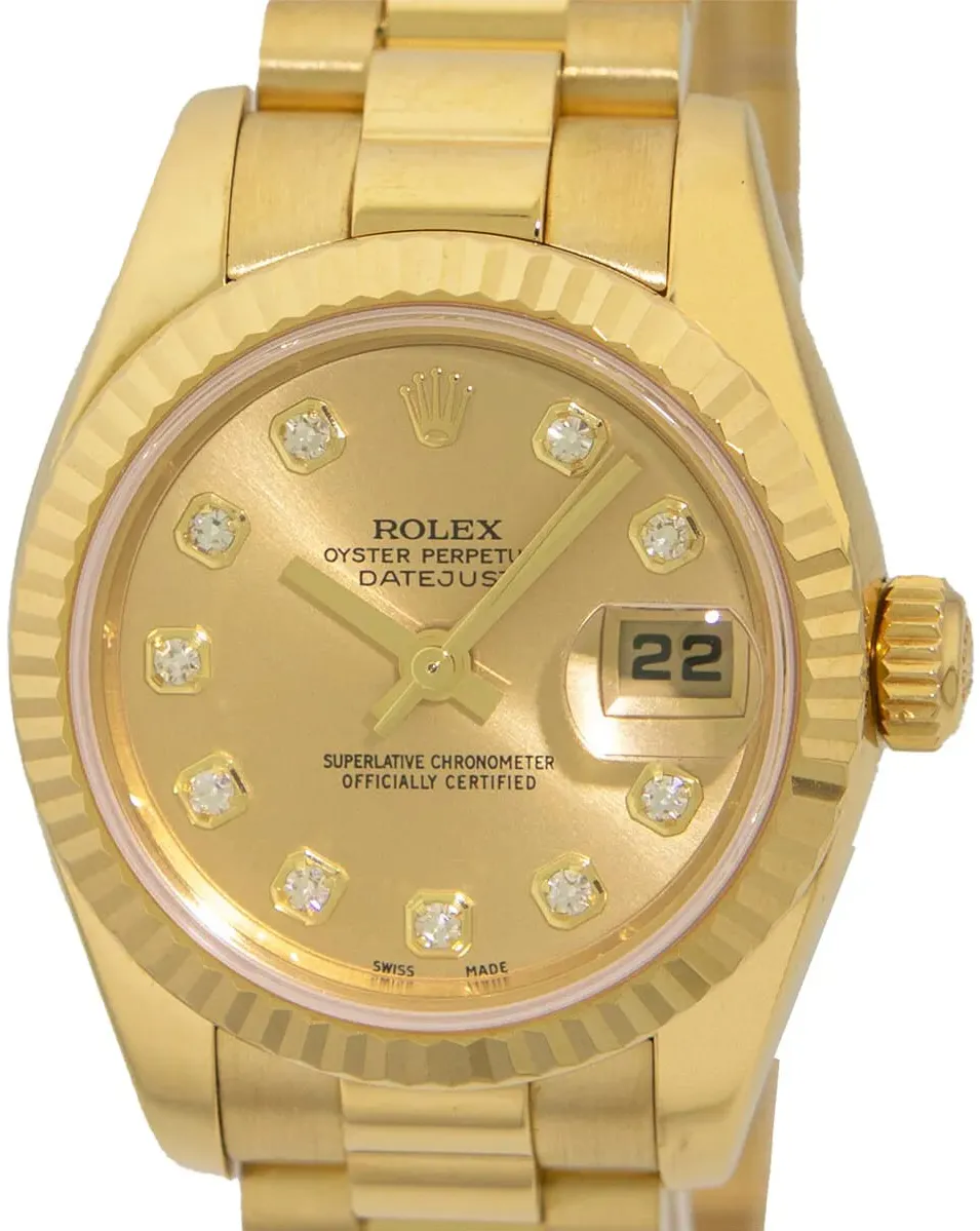 Rolex Lady-Datejust 179178 26mm Yellow gold Champagne 1