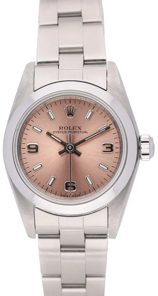 Rolex Oyster Perpetual 76080 24mm Stainless steel Silver