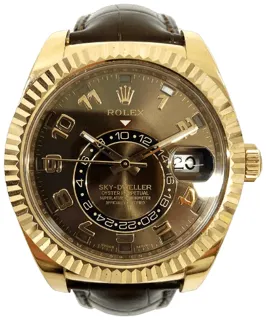 Rolex Sky-Dweller 326135-0001 Rose gold Brown