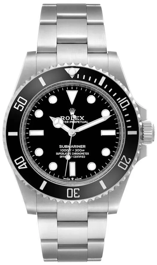 Rolex Submariner 124060-0001 41mm Oystersteel Black