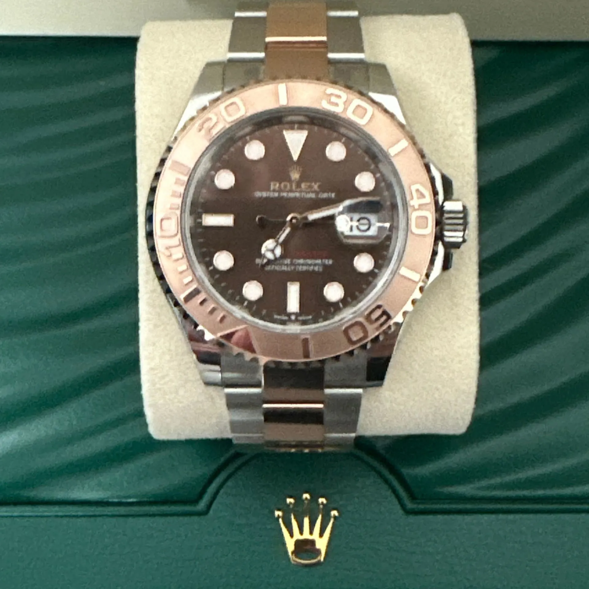 Rolex Yacht-Master 126621-0001 40mm Oystersteel and Everose gold Brown