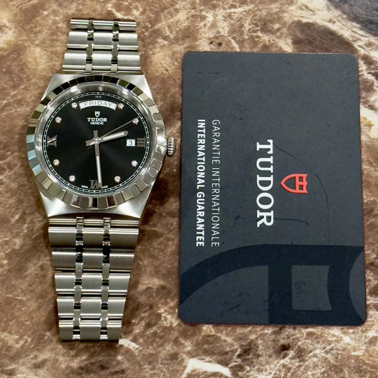 Tudor Day-Date M28600-0004 41mm Stainless steel Black 4