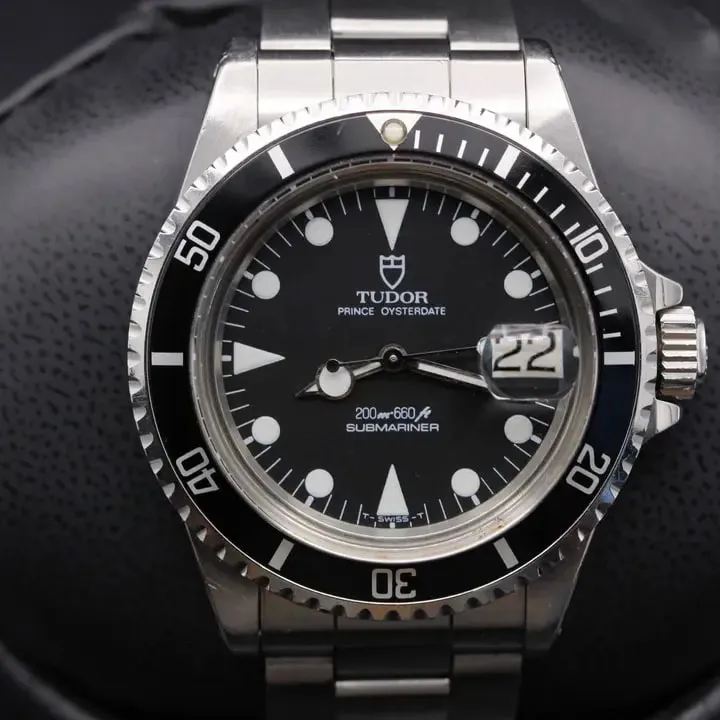 Tudor Submariner 76100 40mm Stainless steel Black