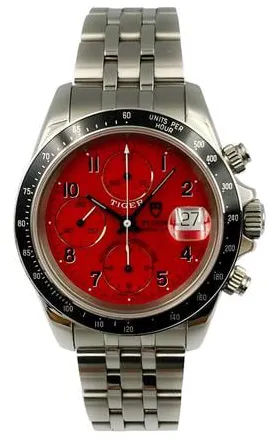 Tudor Tiger Prince Date 79260P 40mm Stainless steel Red
