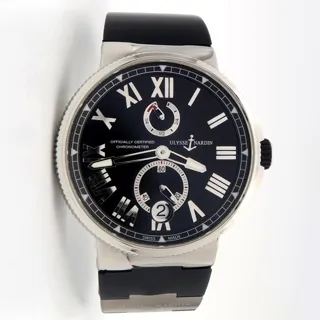 Ulysse Nardin Marine Chronometer 1183-122-3/42 Stainless steel Black