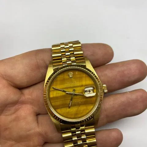 Rolex Datejust 36 16018 36mm Yellow gold Brown 9