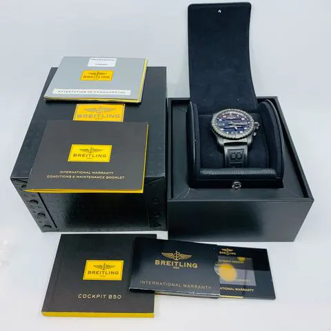 Breitling Cockpit B50 VB501022.BD41.155S 46mm Titanium Black 12