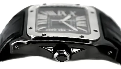 Cartier Santos 100 2878 33mm Ceramic Black 2