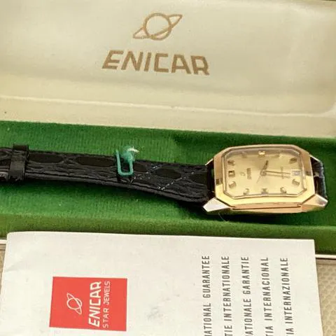 Enicar 140-01-01 32mm Stainless steel Gold 3