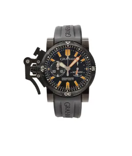 Graham Chronofighter Oversize 20VDIVAZ Stainless steel Black