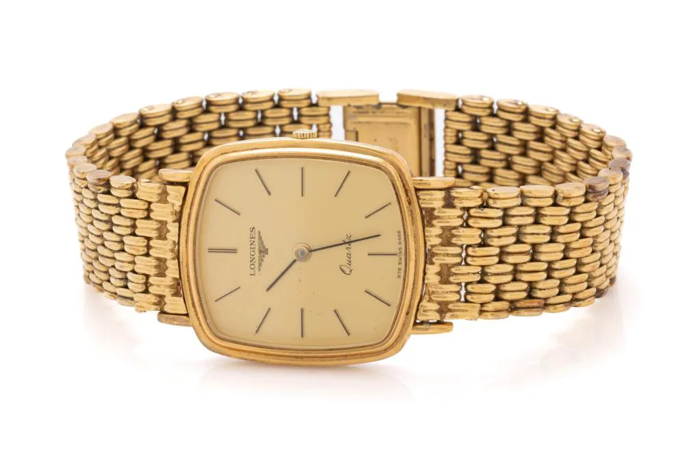 Longines 20mm Gold plated stainless steel Golden