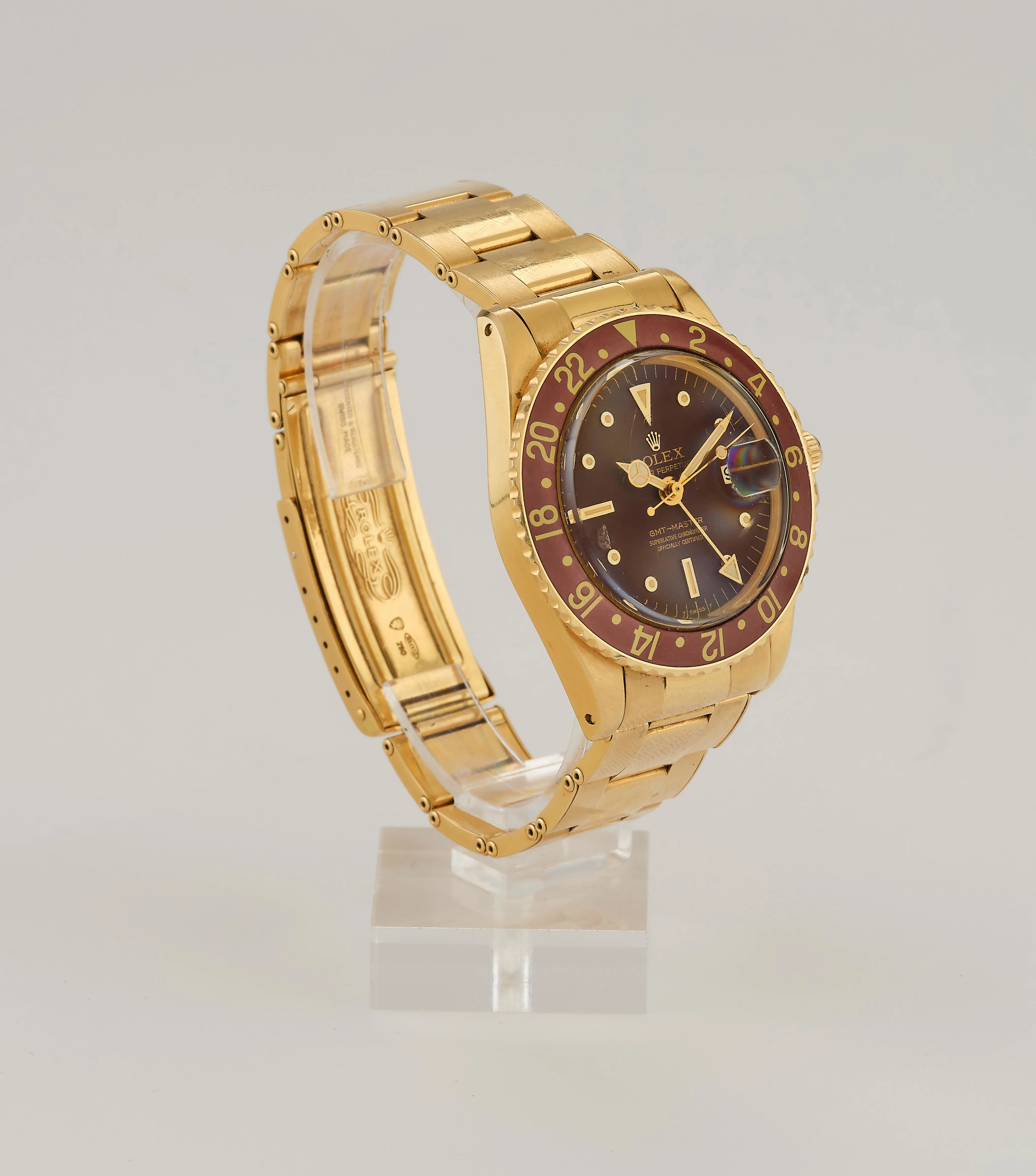 Rolex GMT-Master 1675 39mm Yellow gold Black 1