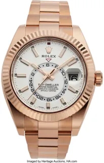 Rolex Sky-Dweller Rose gold White