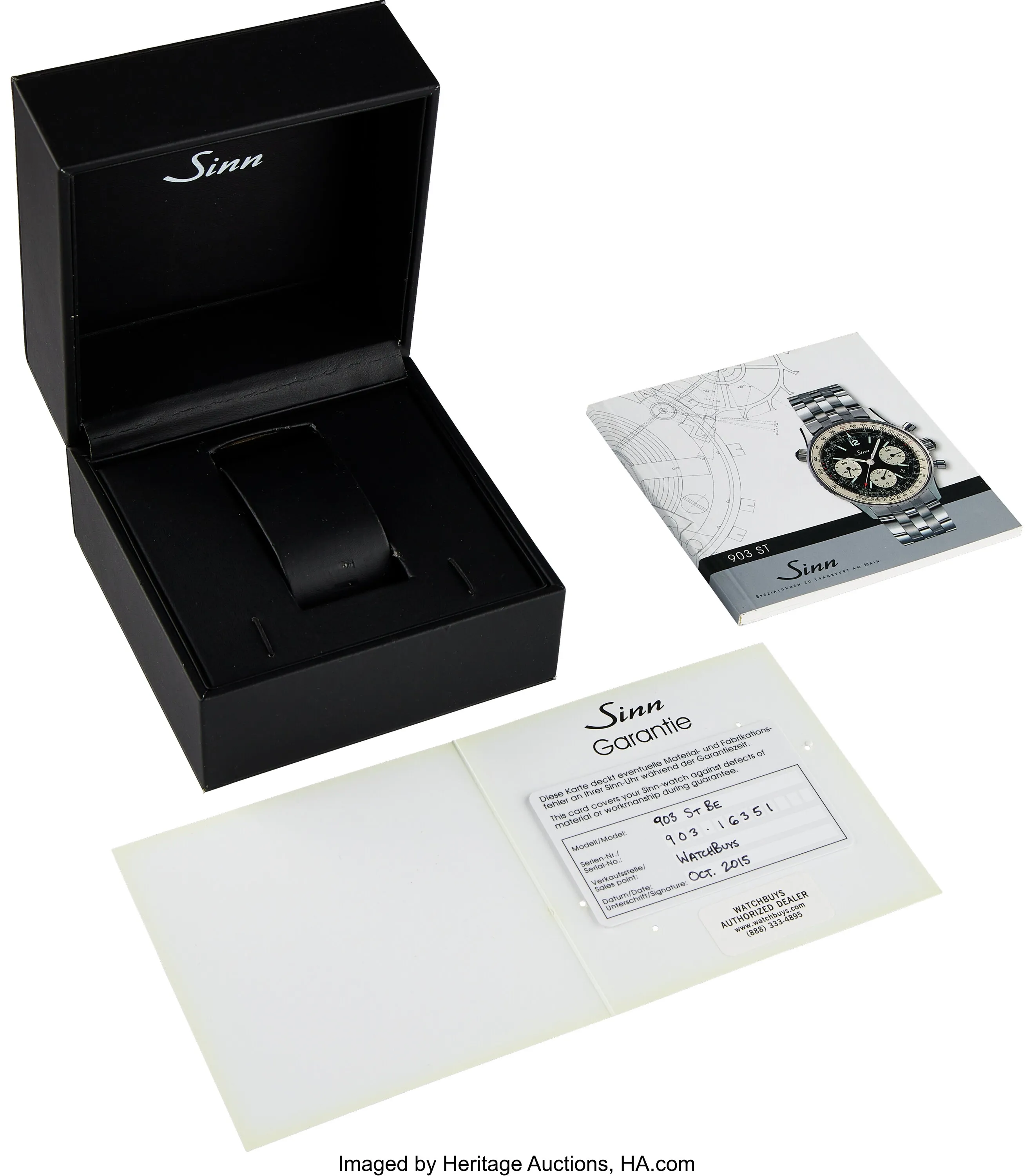 Sinn 40mm Stainless steel Black 3