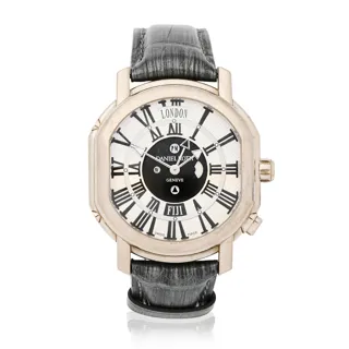 Daniel Roth Metropolitan Dual Time 858.Y.60 White gold Silver