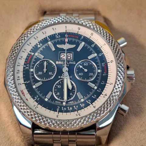 Breitling Bentley 6.75 A44364 49mm Stainless steel Blue