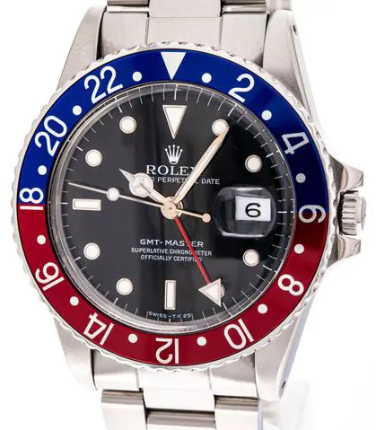 Rolex GMT-Master 16750 40mm Stainless steel Black