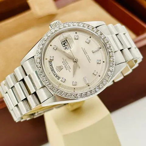 Rolex Day-Date 36 1804 36mm Platinum Silver 1